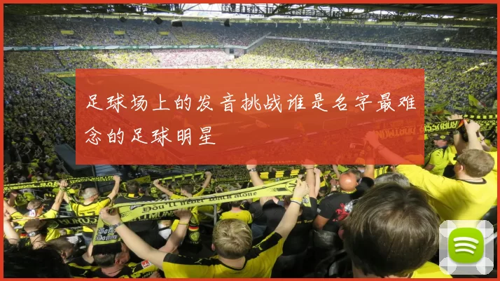 足球场上的发音挑战谁是名字最难念的足球明星